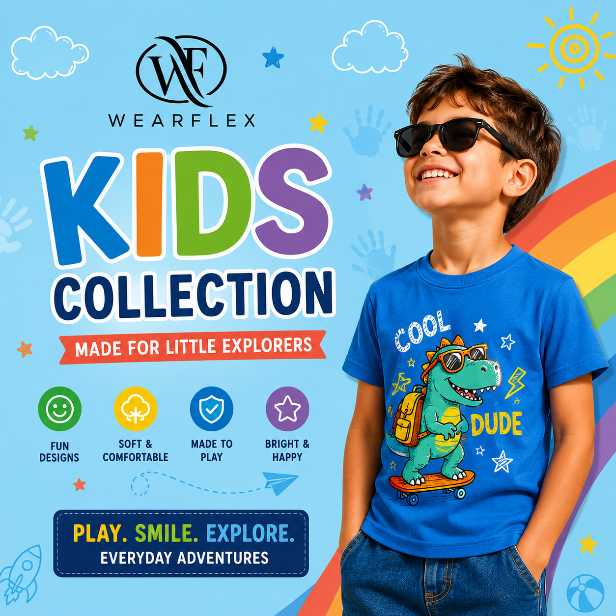 Wearflex Kids Collection – Play, Smile & Explore