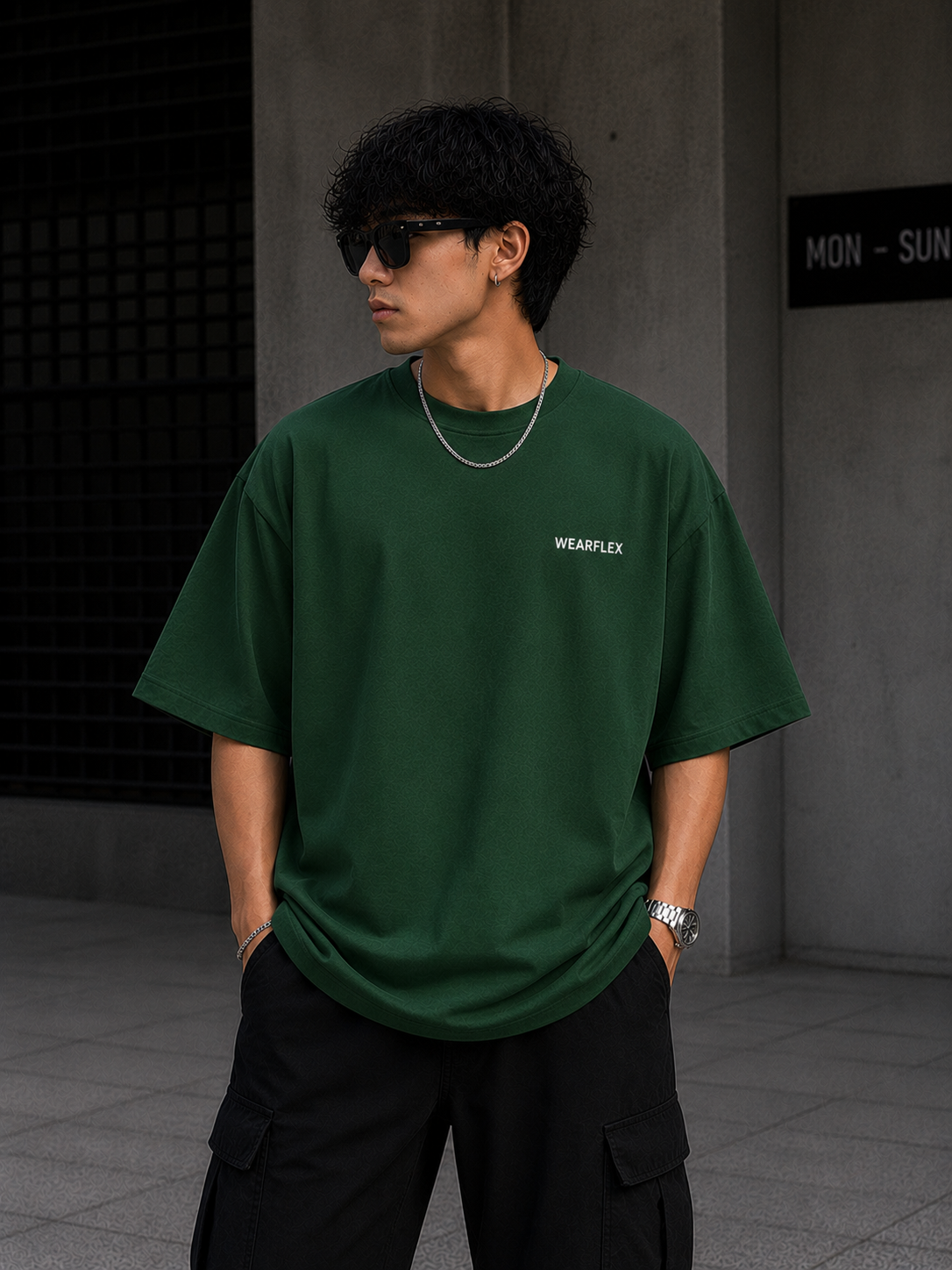 Wearflex “Wild Spider” Oversized Graphic T-Shirt – Dark Streetwear Edition