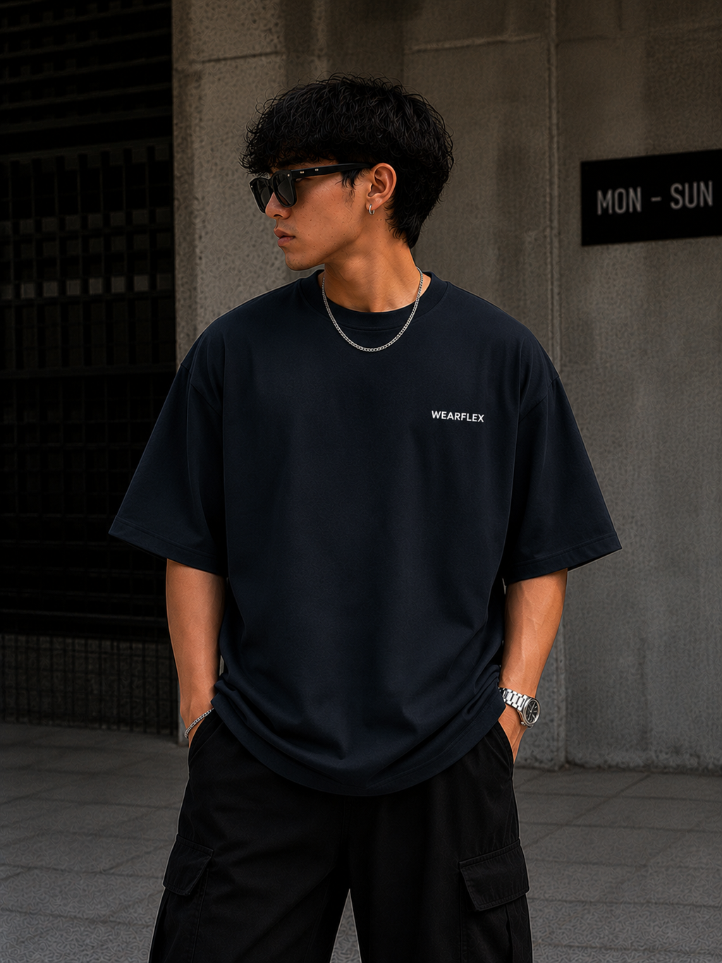 Wearflex “Wild Spider” Oversized Graphic T-Shirt – Dark Streetwear Edition