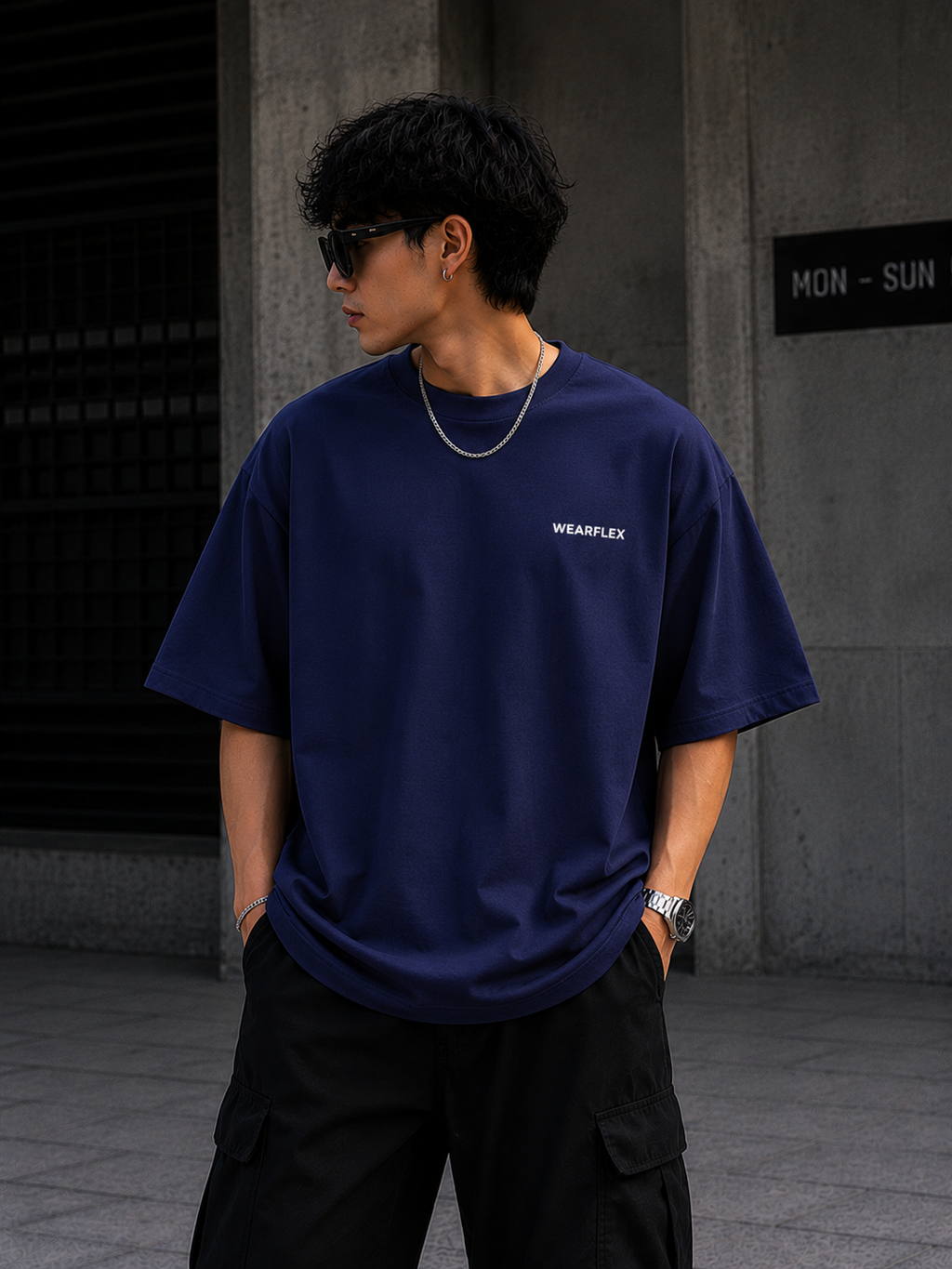 Wearflex “Wild Spider” Oversized Graphic T-Shirt – Dark Streetwear Edition