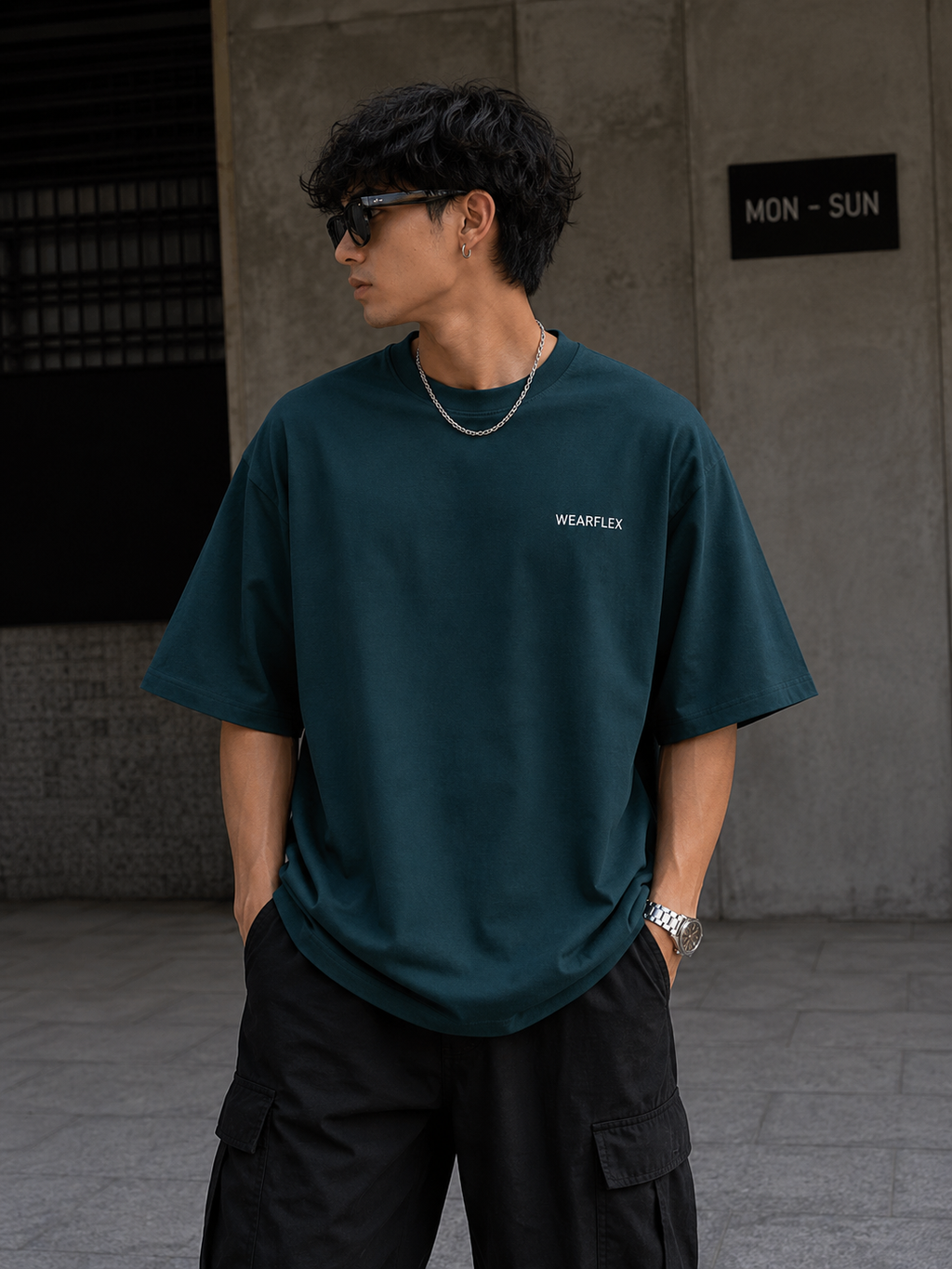 Wearflex “Wild Spider” Oversized Graphic T-Shirt – Dark Streetwear Edition