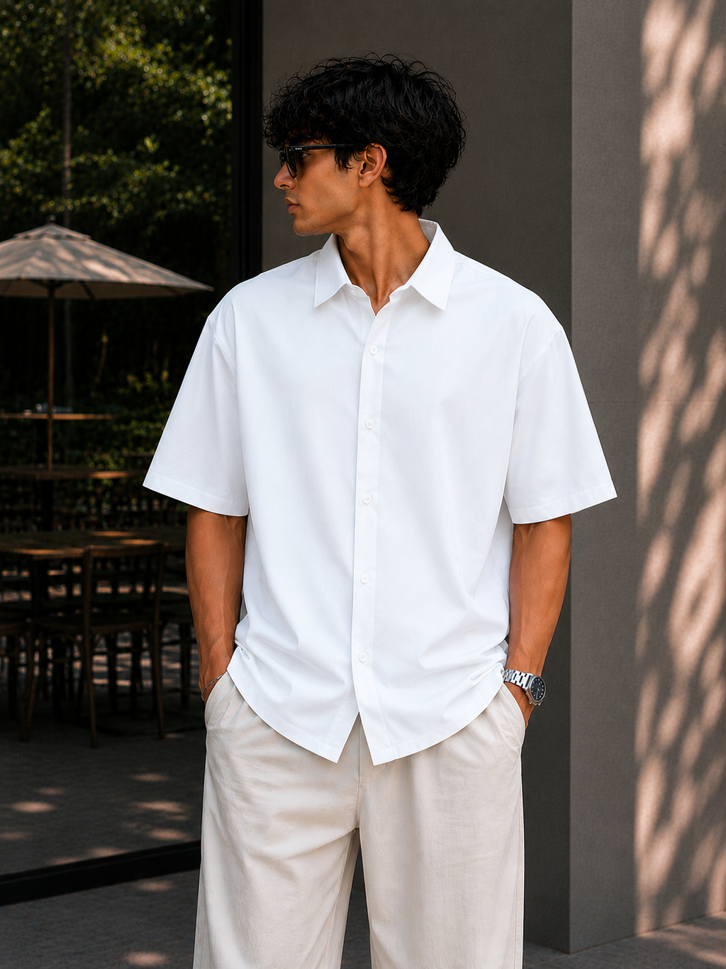 Wearflex Unisex Oversized Cotton Shirt – Premium Minimal Streetwear Essential