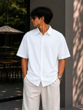 Wearflex Unisex Oversized Cotton Shirt – Premium Minimal Streetwear Essential