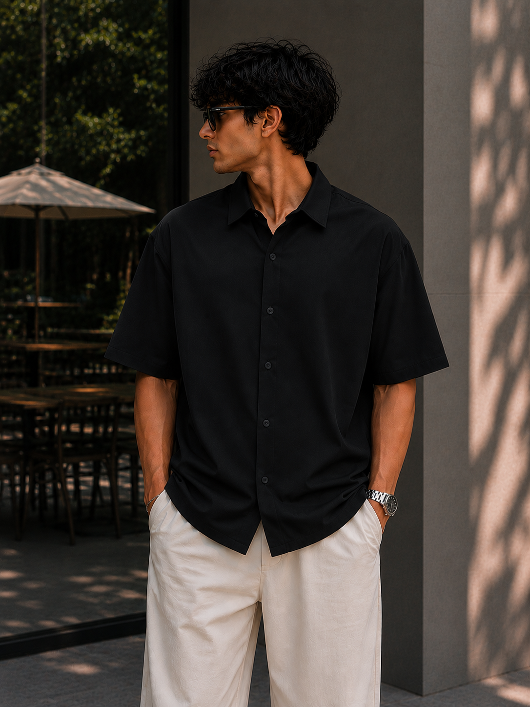 Wearflex Unisex Oversized Cotton Shirt – Premium Minimal Streetwear Essential