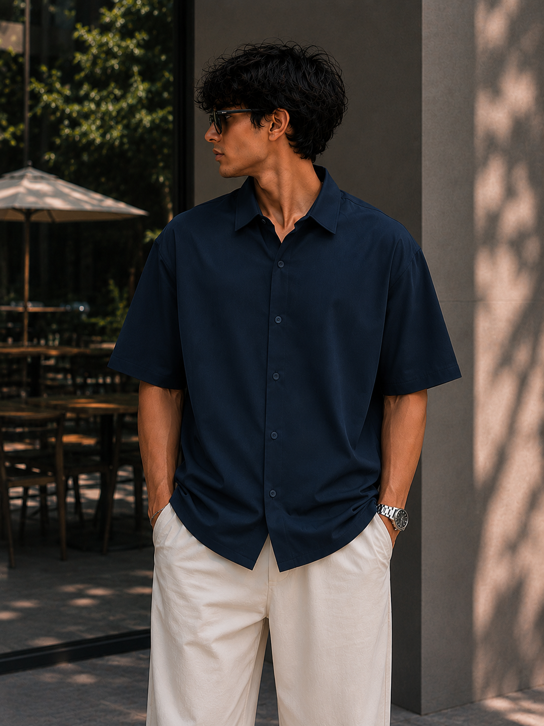 Wearflex Unisex Oversized Cotton Shirt – Premium Minimal Streetwear Essential