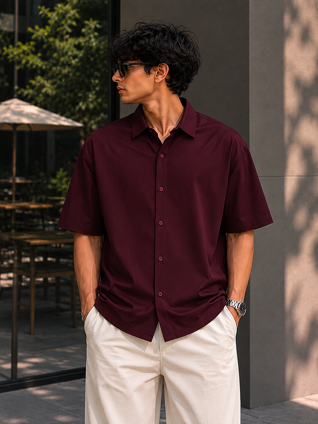 Wearflex Unisex Oversized Cotton Shirt – Premium Minimal Streetwear Essential