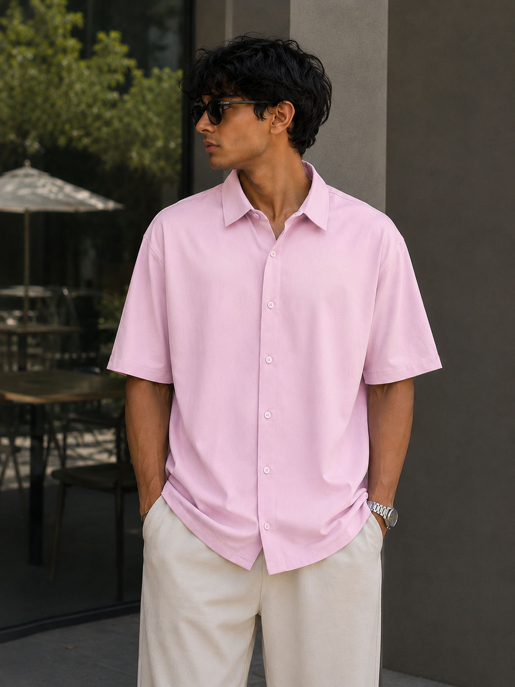 Wearflex Unisex Oversized Cotton Shirt – Premium Minimal Streetwear Essential
