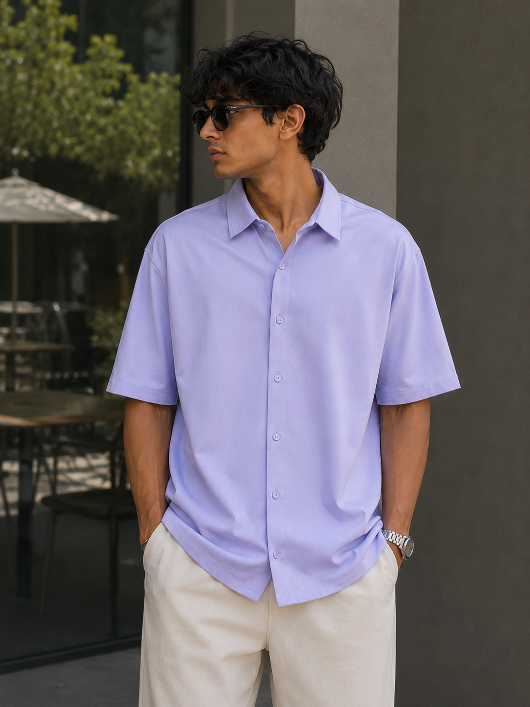 Wearflex Unisex Oversized Cotton Shirt – Premium Minimal Streetwear Essential