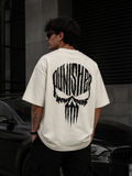 Wearflex “Punisher Spider” Oversized Graphic T-Shirt – Urban Streetwear Edition