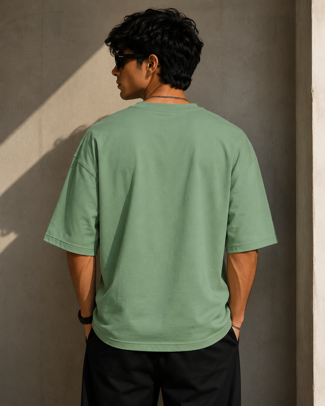 Wearflex “THE WEST” Unisex Terry Oversized Tee – Premium Streetwear Drop Shoulder T-Shirt