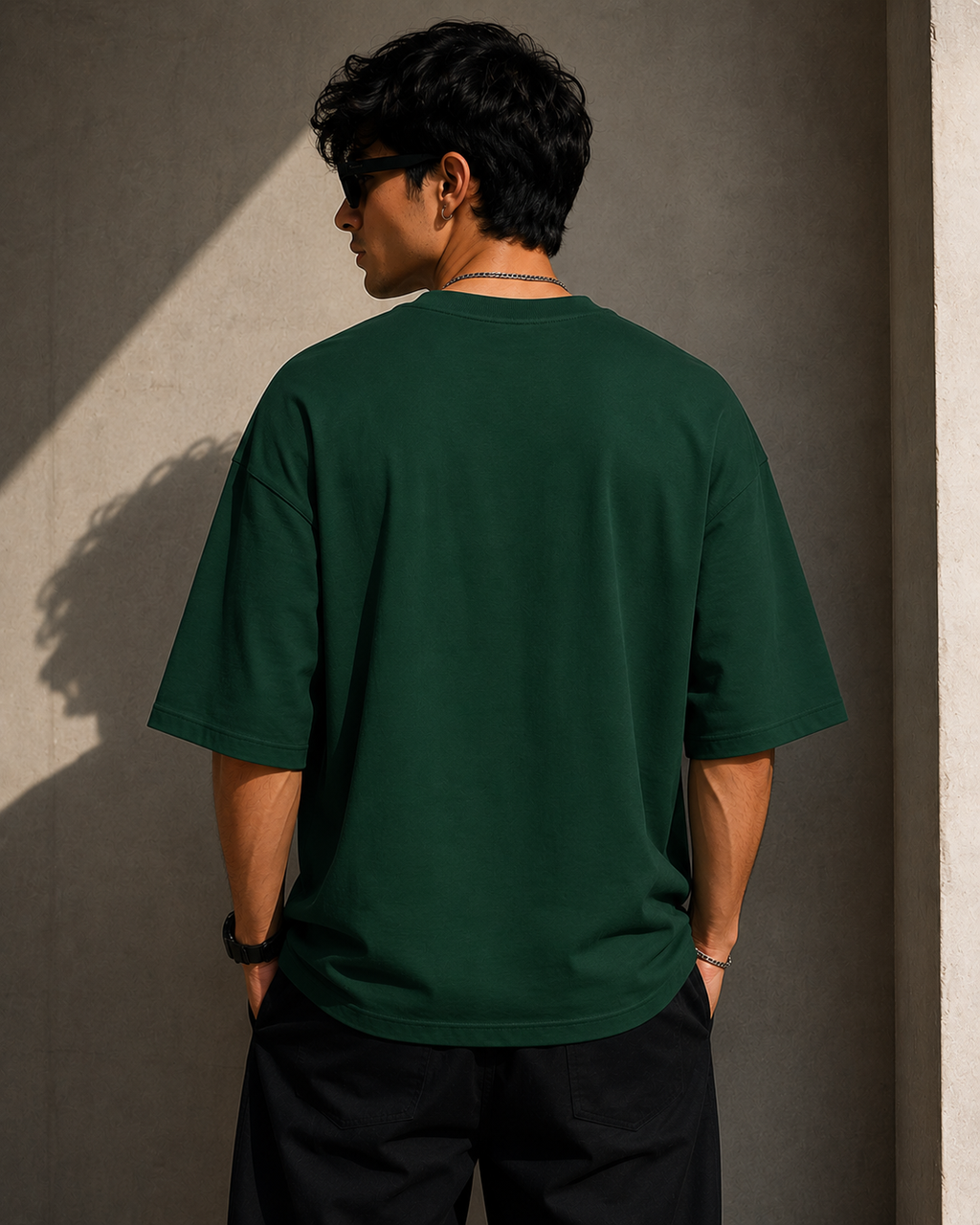 Wearflex “THE WEST” Unisex Terry Oversized Tee – Premium Streetwear Drop Shoulder T-Shirt