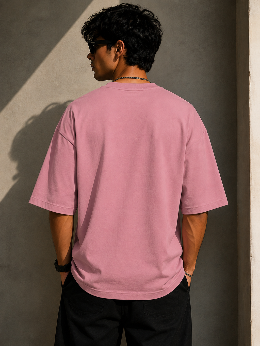 Wearflex “THE WEST” Unisex Terry Oversized Tee – Premium Streetwear Drop Shoulder T-Shirt