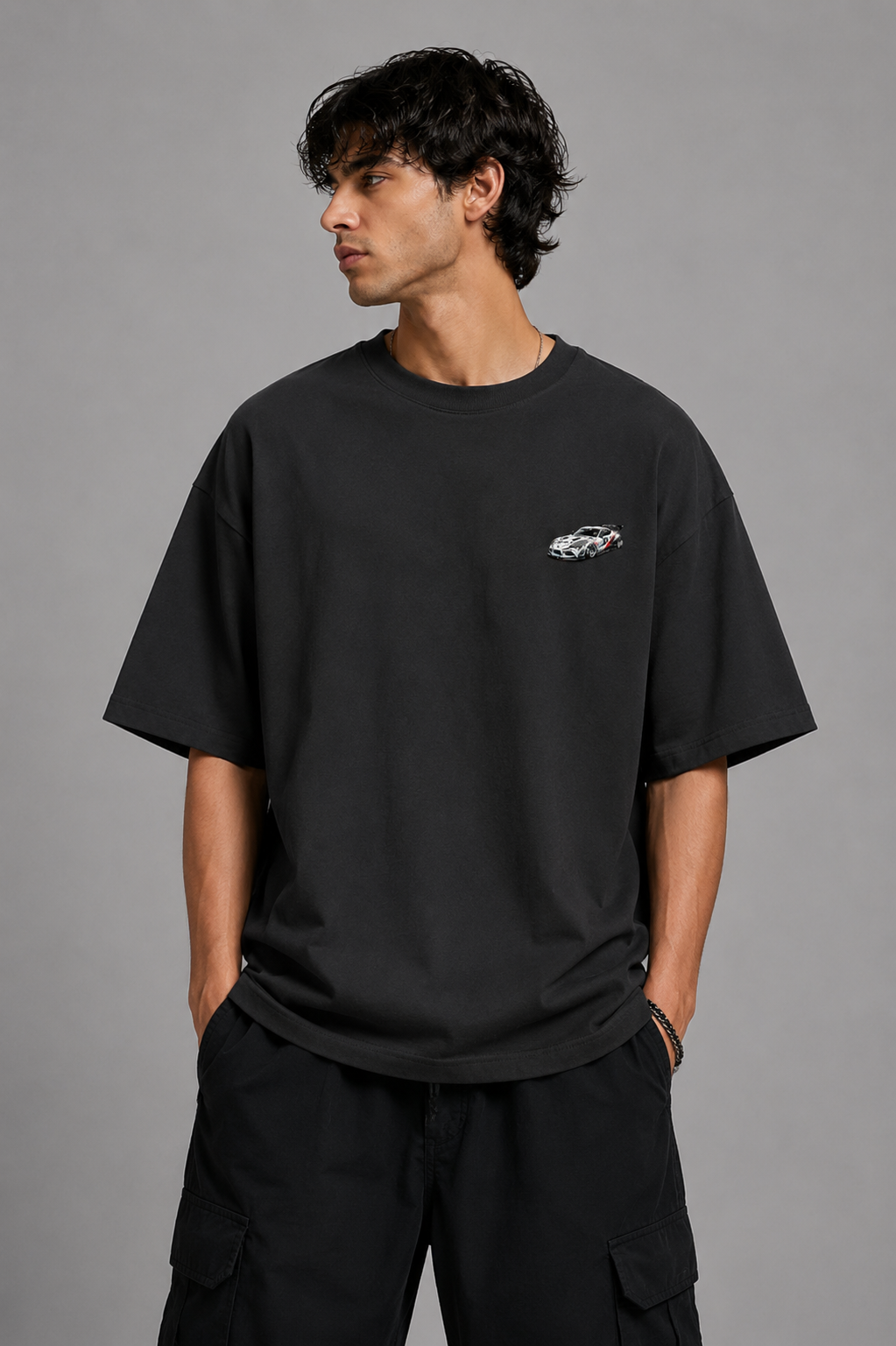 Toyota Supra Minimal Oversized T-Shirt – Clean JDM Streetwear Tee