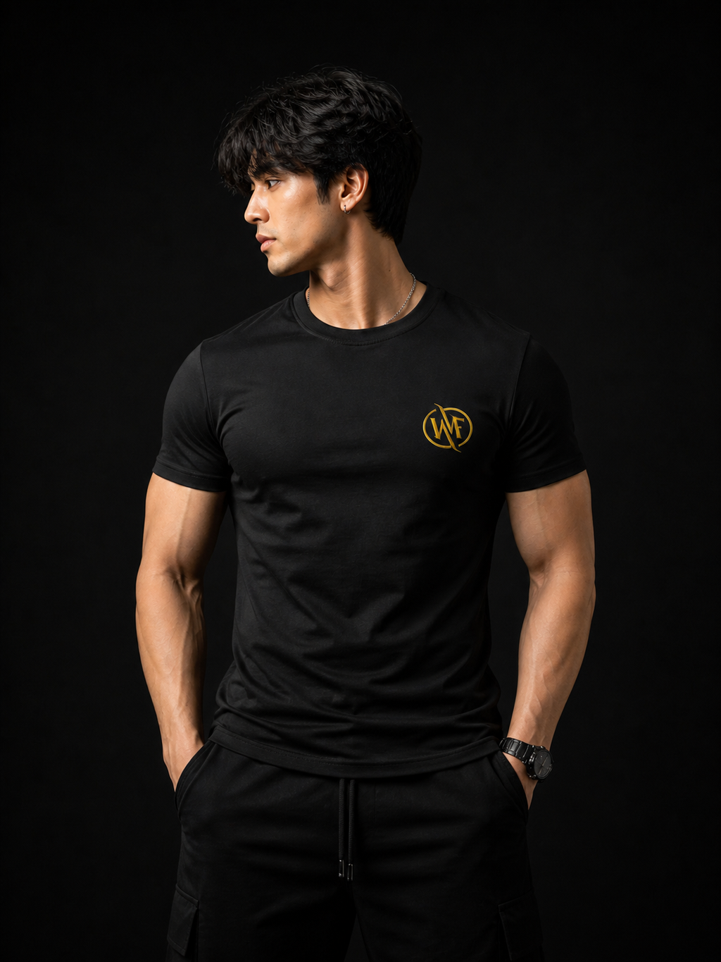 WearFlex Gojo Shadow Anime T-Shirt – Premium Black Streetwear | Unisex Fit
