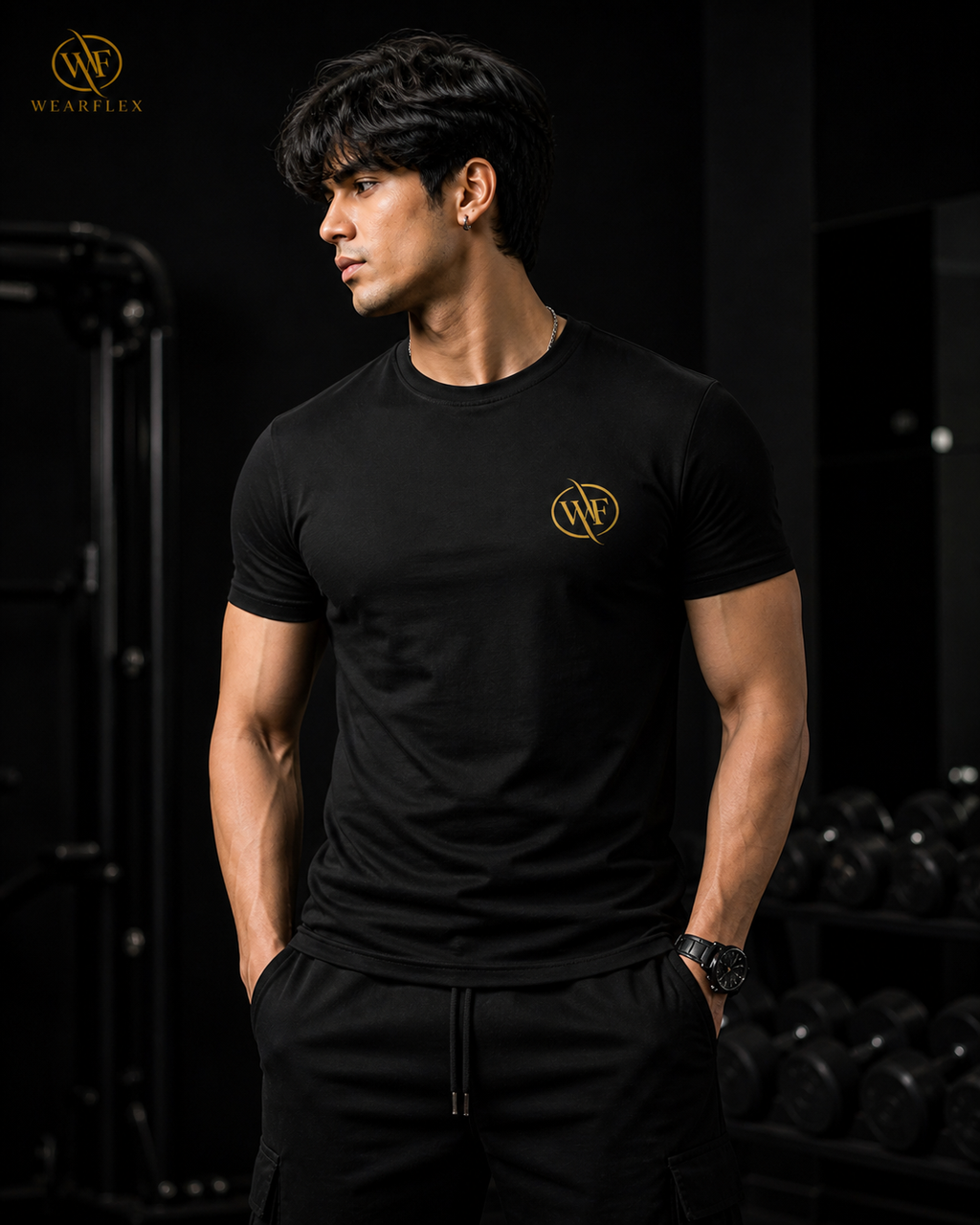 WearFlex Red Moon Shadow T-Shirt – Premium Anime Streetwear | Unisex Fit