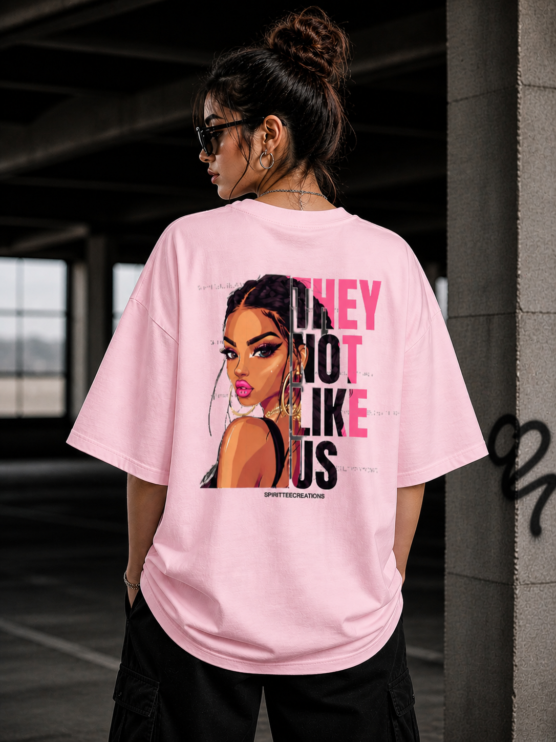 WearFlex Oversized T-Shirt – Loose Fit Essentials | Women’s Streetwear (5 Colors)