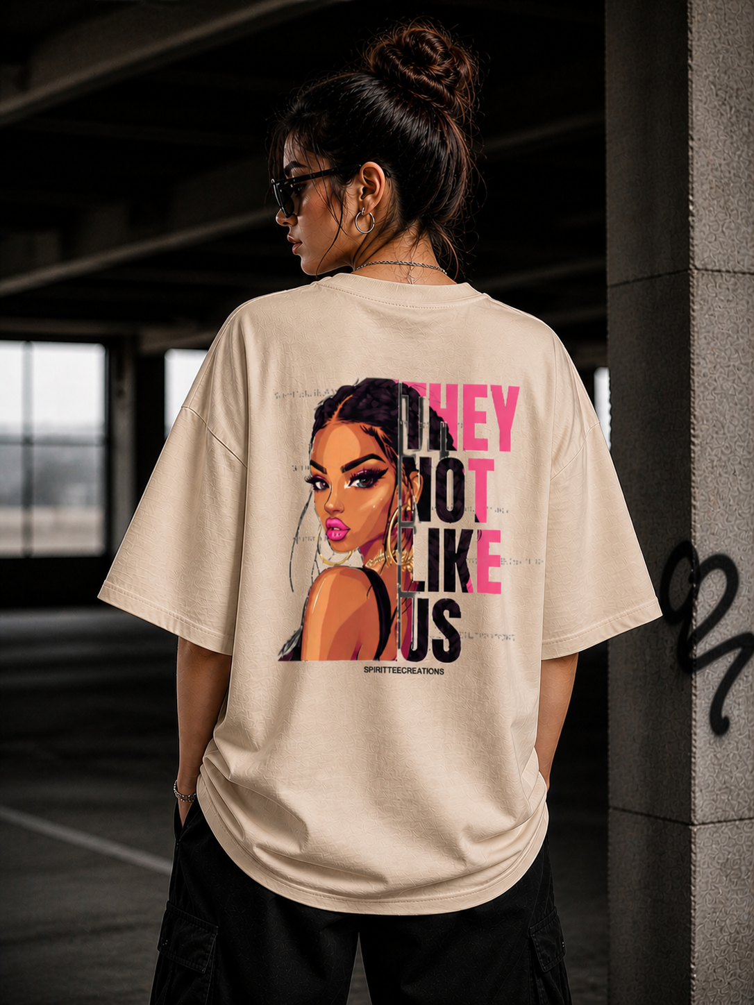 WearFlex Oversized T-Shirt – Loose Fit Essentials | Women’s Streetwear (5 Colors)