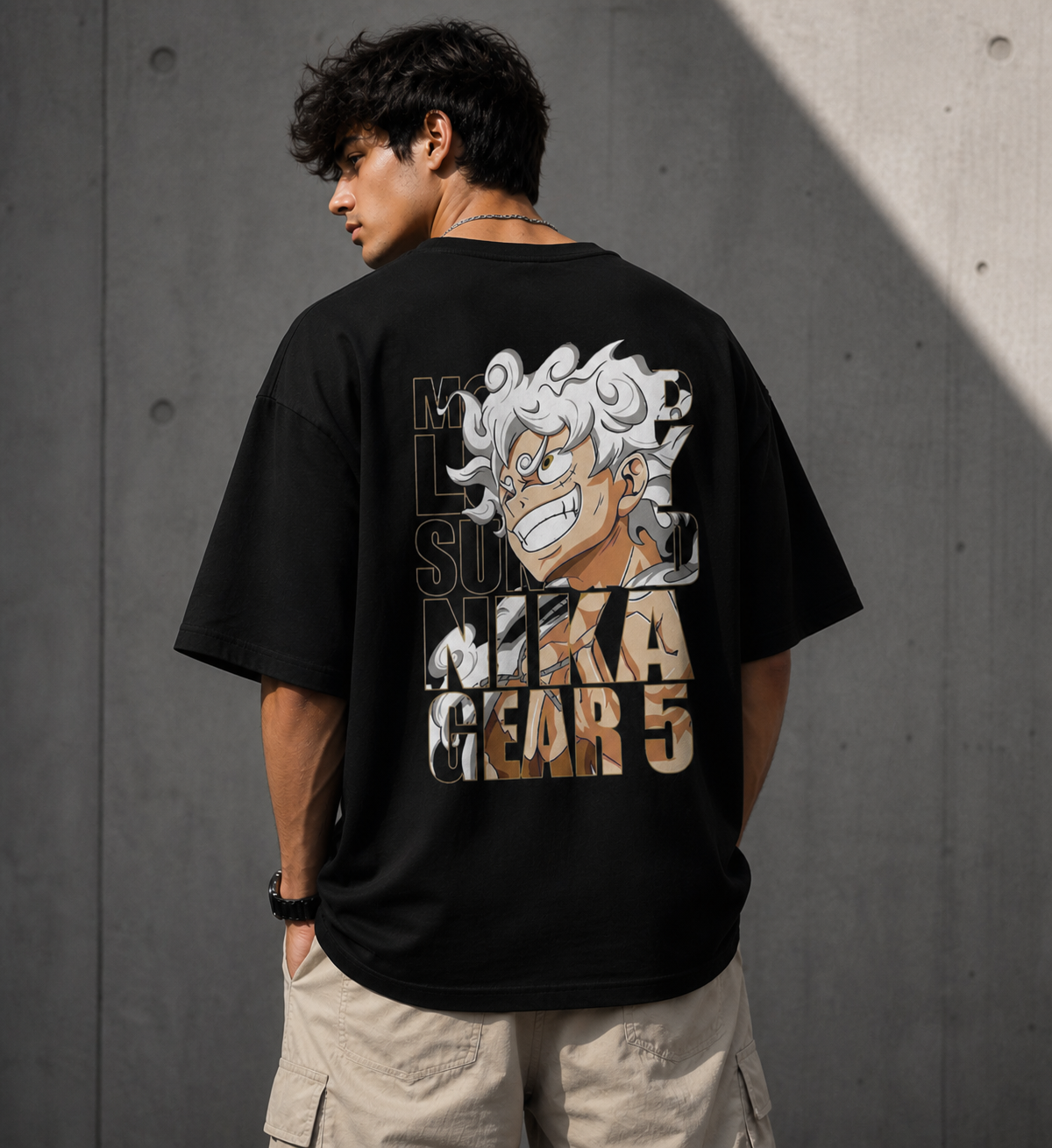 Gear 5 Oversized Anime T-Shirt – Premium Streetwear Fit