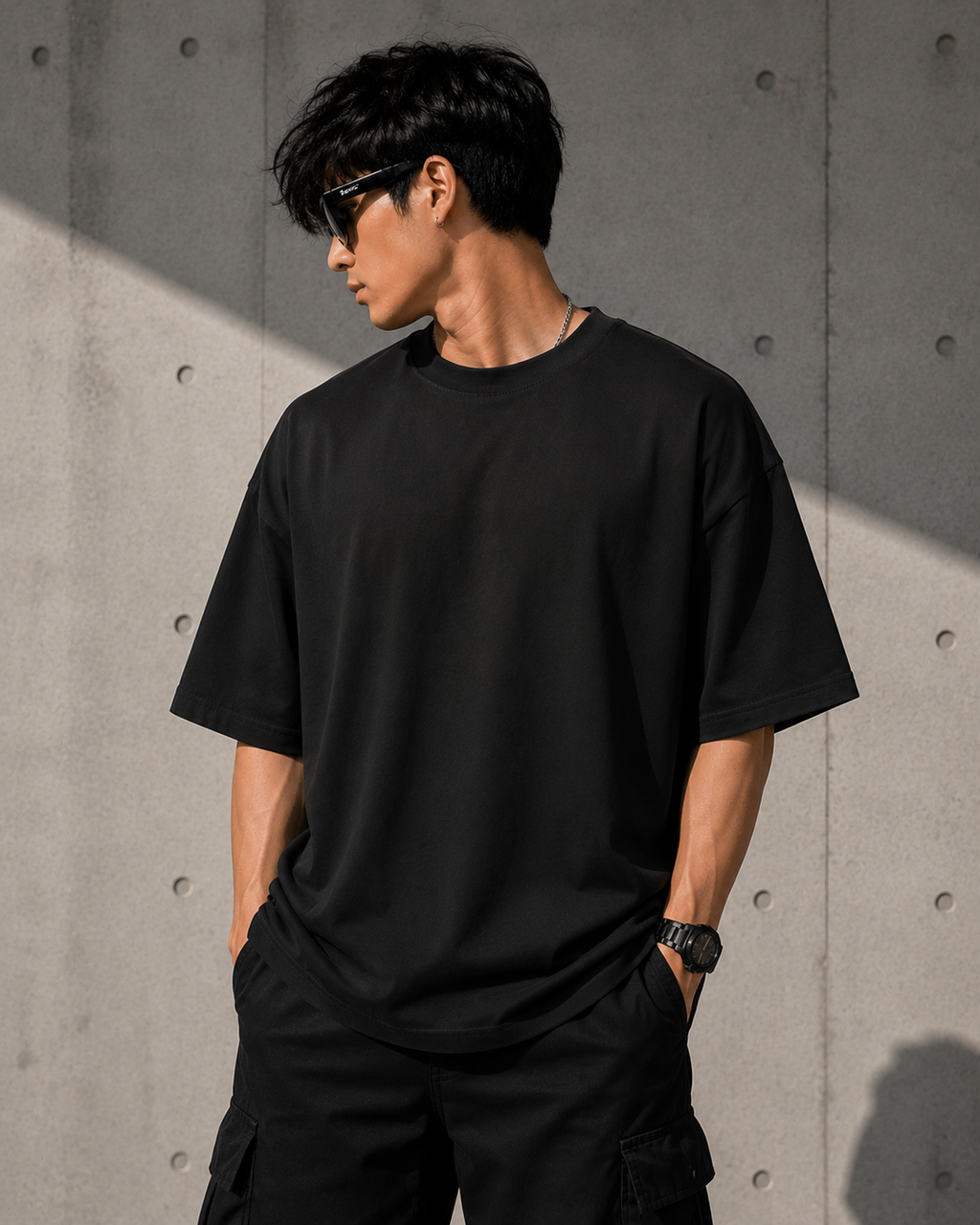 Gojo Blue Energy Oversized T-Shirt – Anime Streetwear Edition