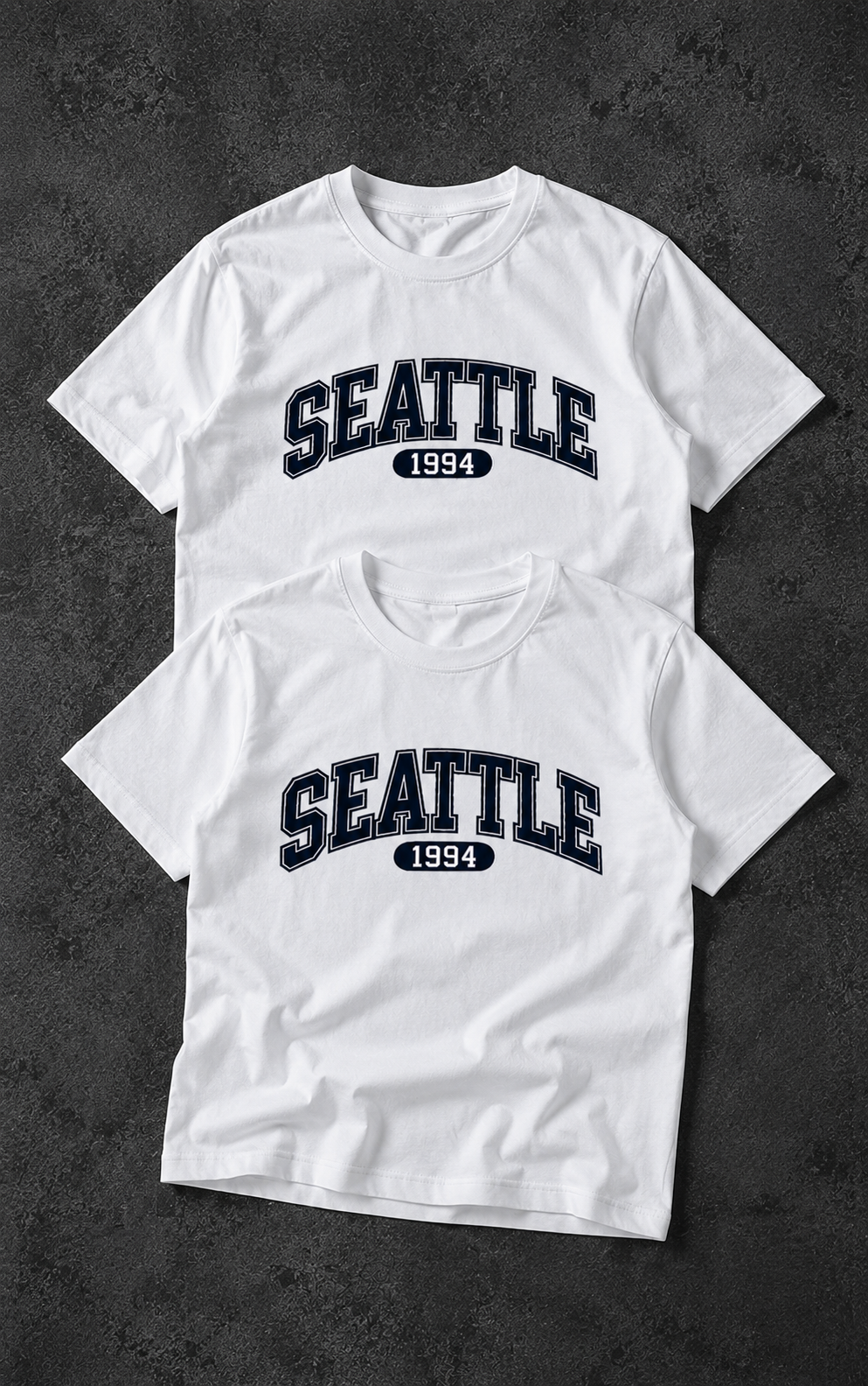 Seattle 1994 Oversized Graphic T-Shirt – Classic Varsity Streetwear Tee