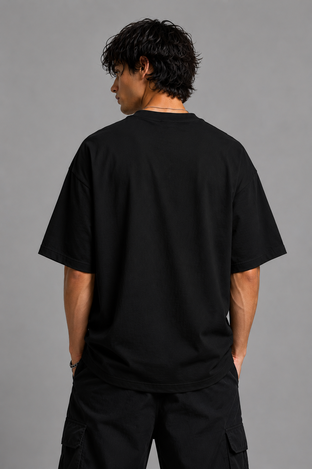 Godzilla Drift Oversized Beige T-Shirt