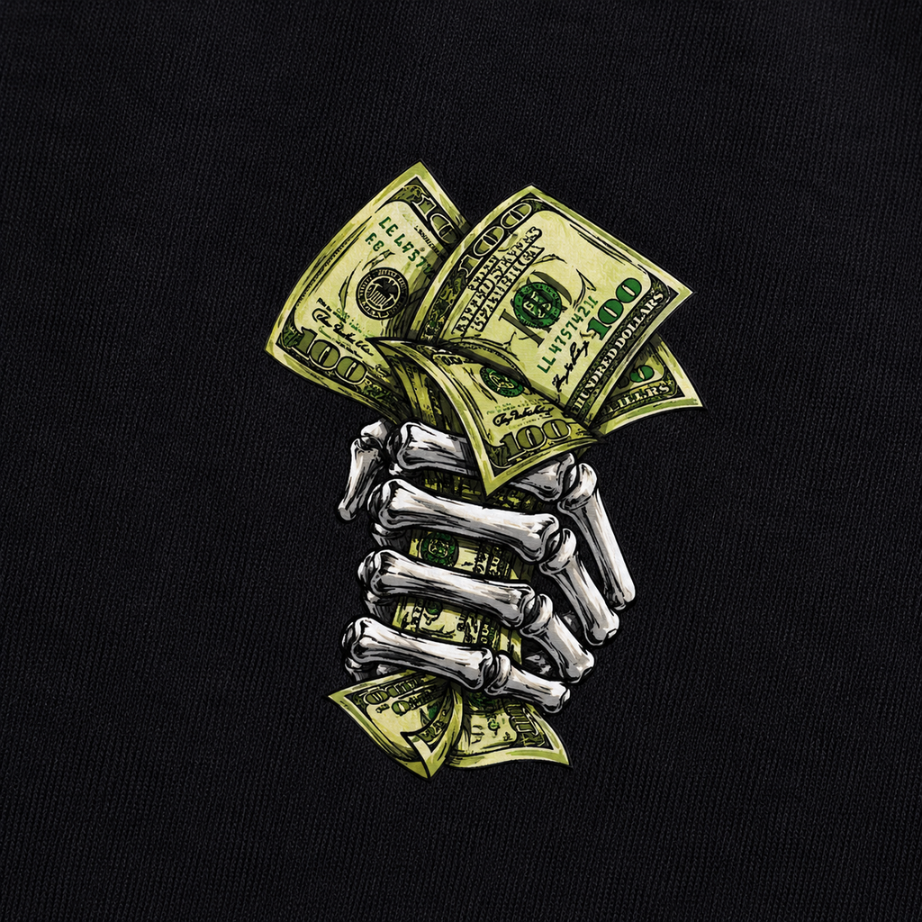 Money Grip Fitted T-Shirt – Black Edition