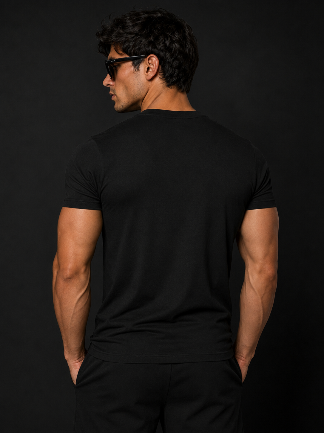 Shadow Guard Oversized Graphic T-Shirt – Premium Cotton Streetwear Tee