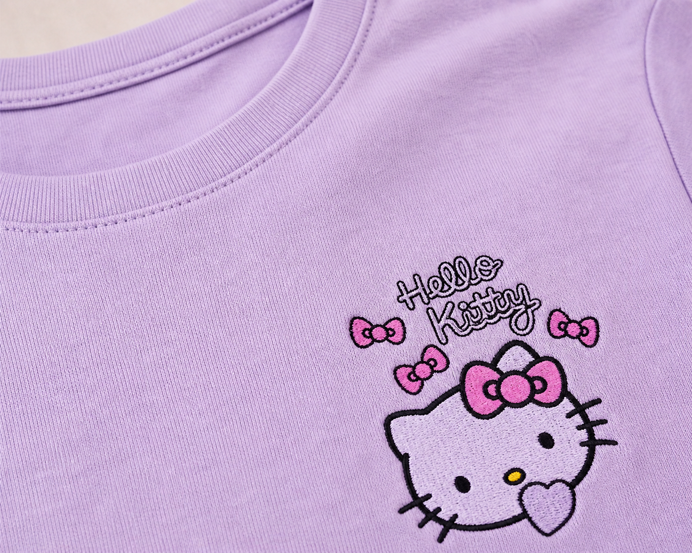 Wearflex Cute Kitty Crop Top – Aesthetic Cotton Tee for Women