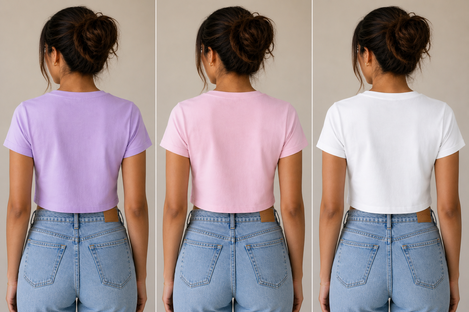 Smile Daisy Crop Top – Premium Embroidered