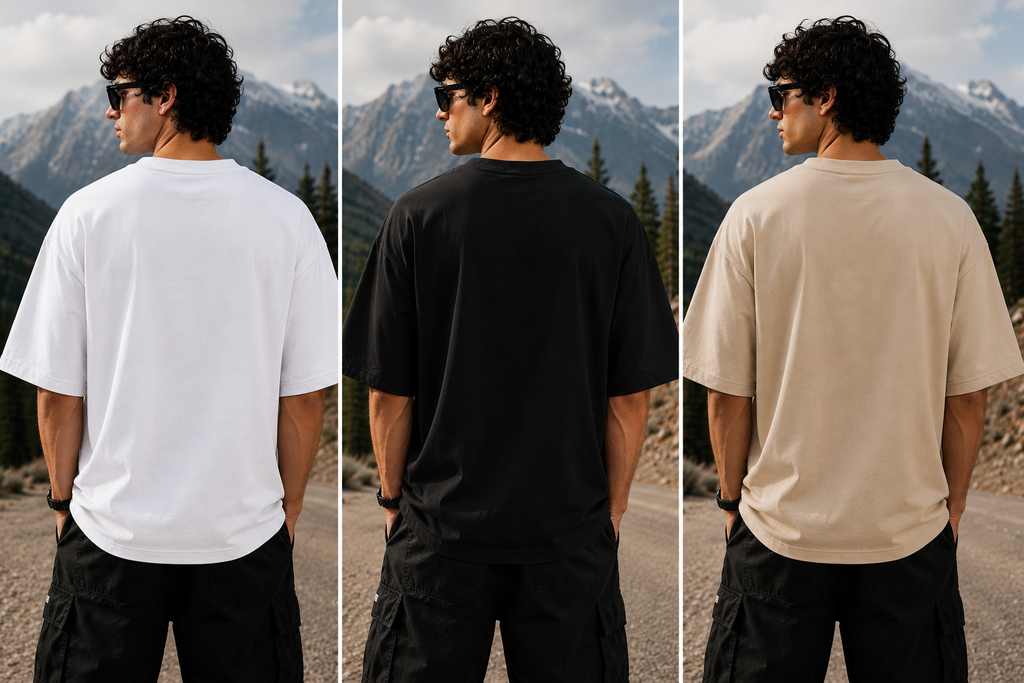 Mountain Jeep Oversized Graphic T-Shirt