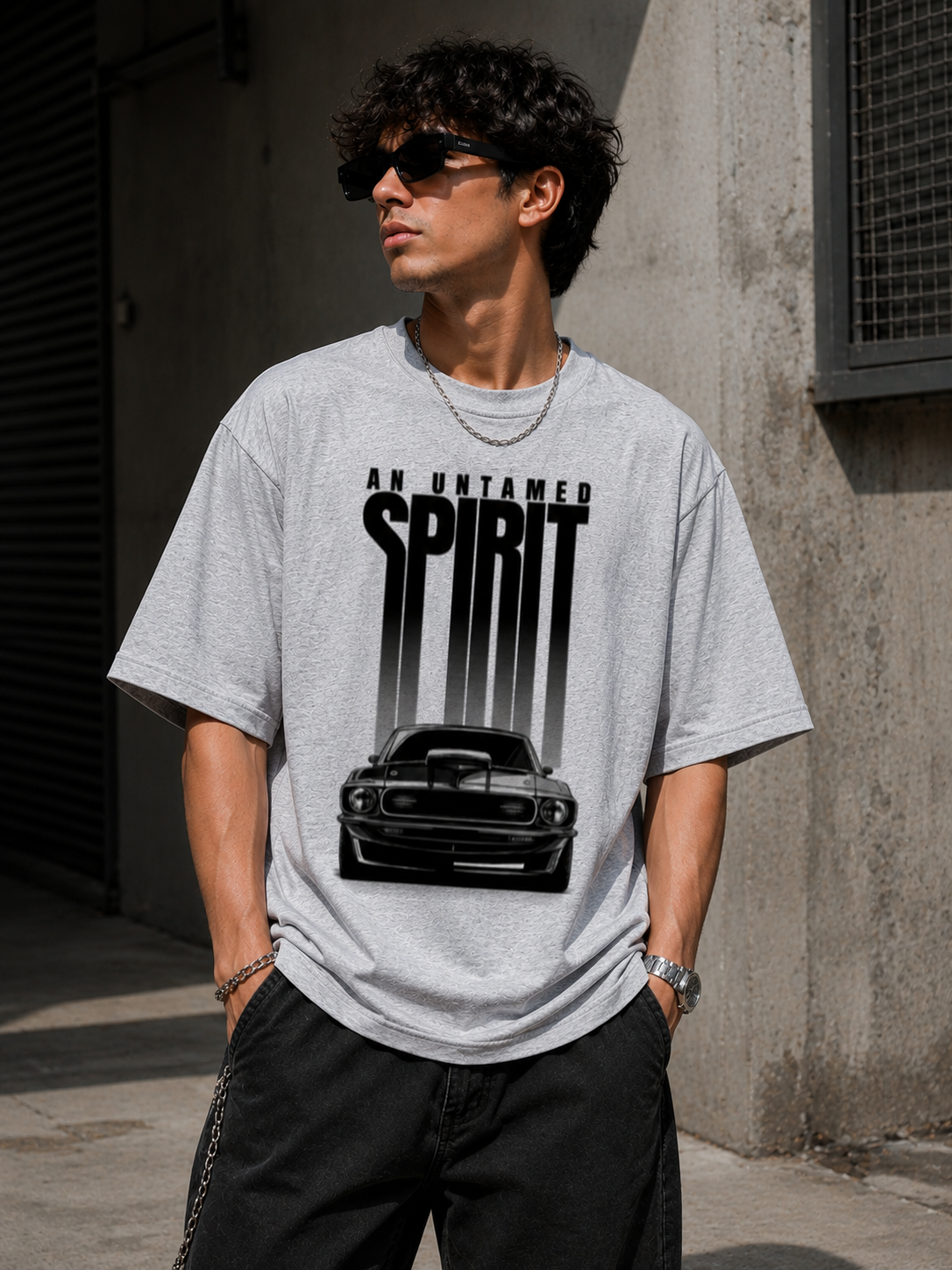 Wearflex Untamed Spirit Oversized T-Shirt – Premium Unisex Streetwear Tee