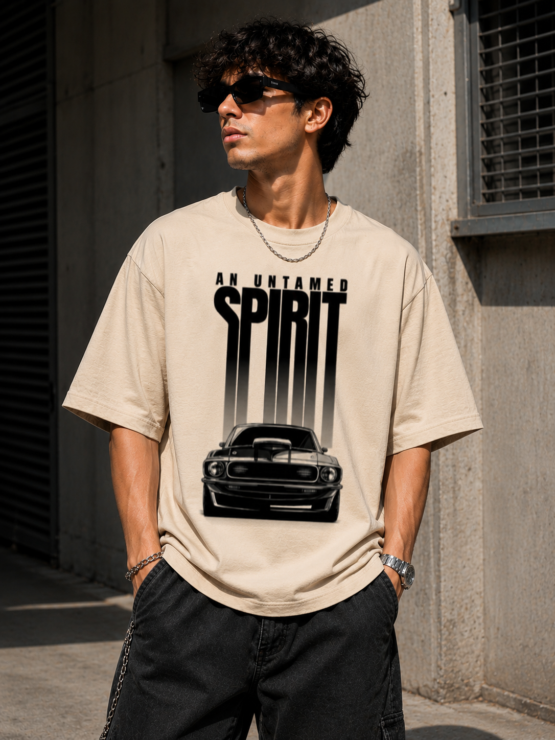 Wearflex Untamed Spirit Oversized T-Shirt – Premium Unisex Streetwear Tee