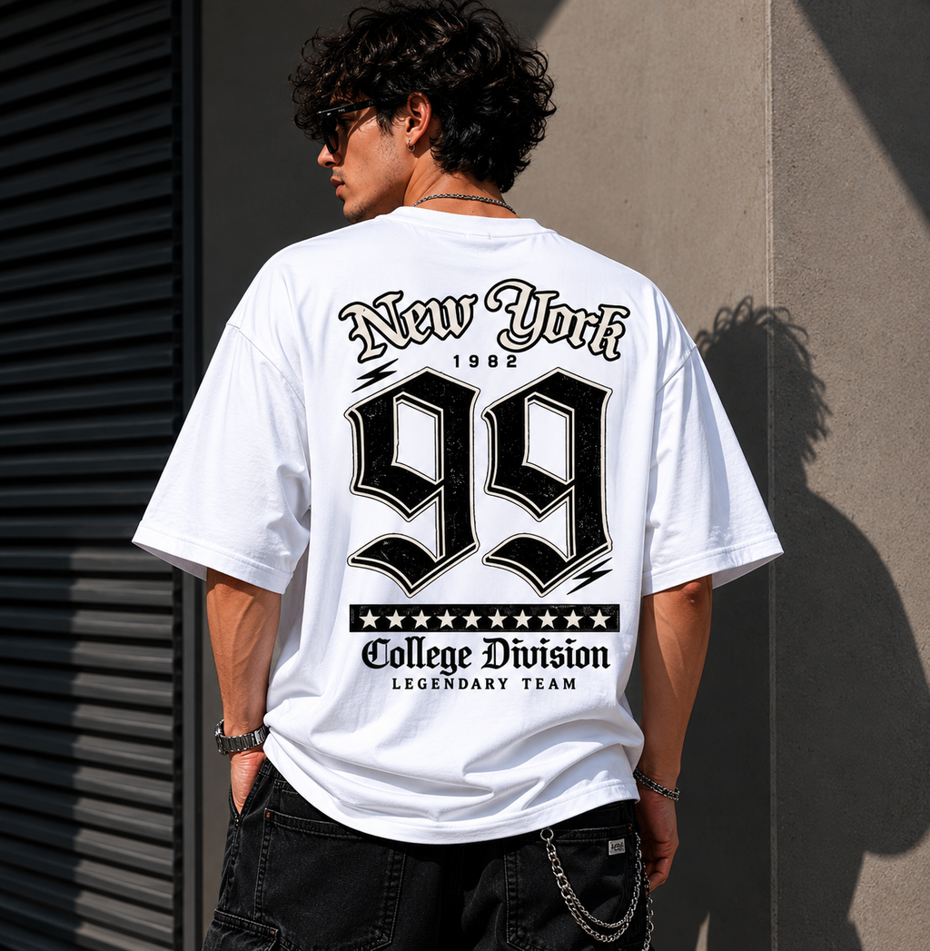 Wearflex New York 99 Oversized T-Shirt – Premium Unisex Streetwear Tee