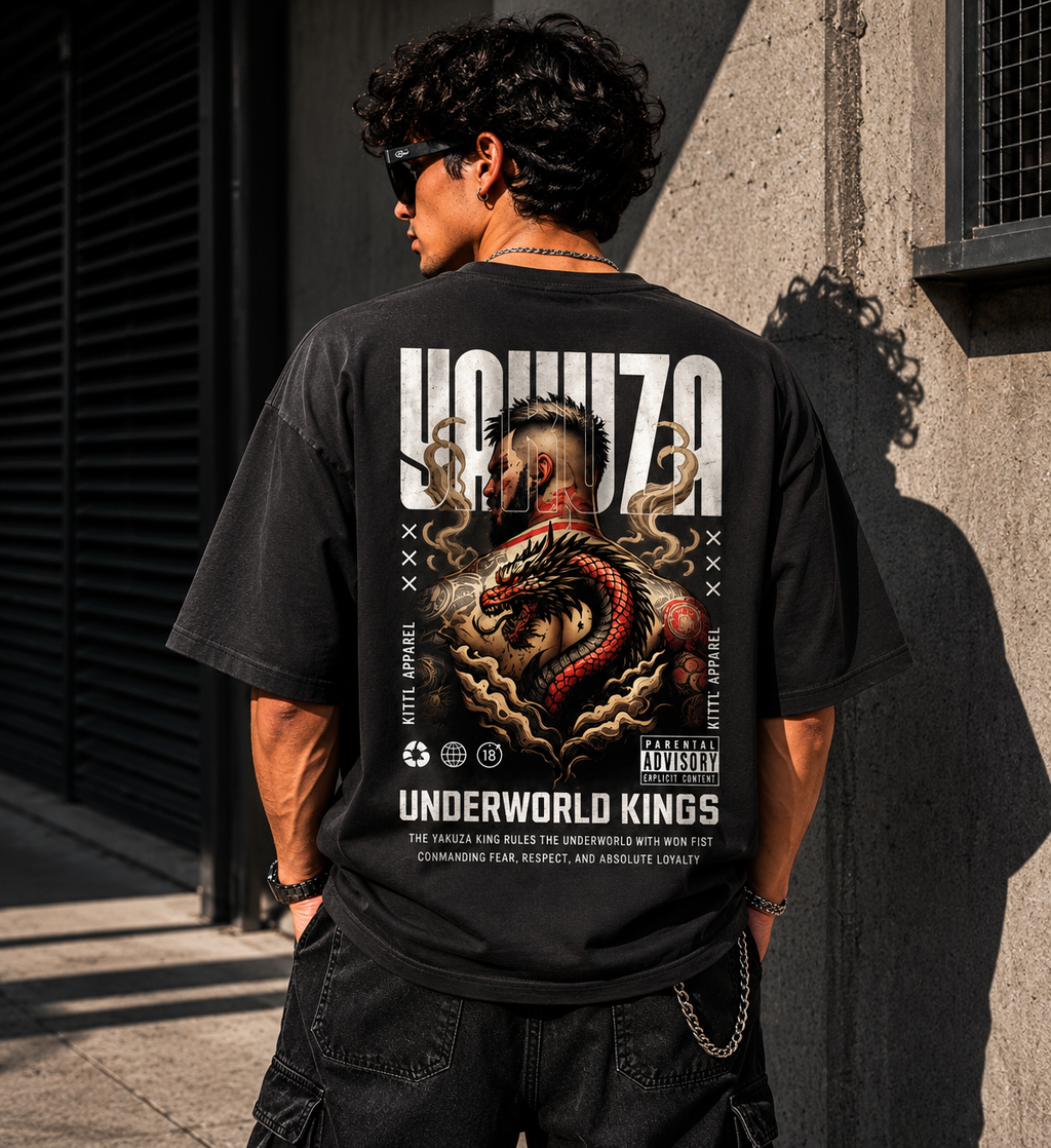 Yakuza Underworld Kings Oversized T-Shirt – Premium Unisex Streetwear Tee