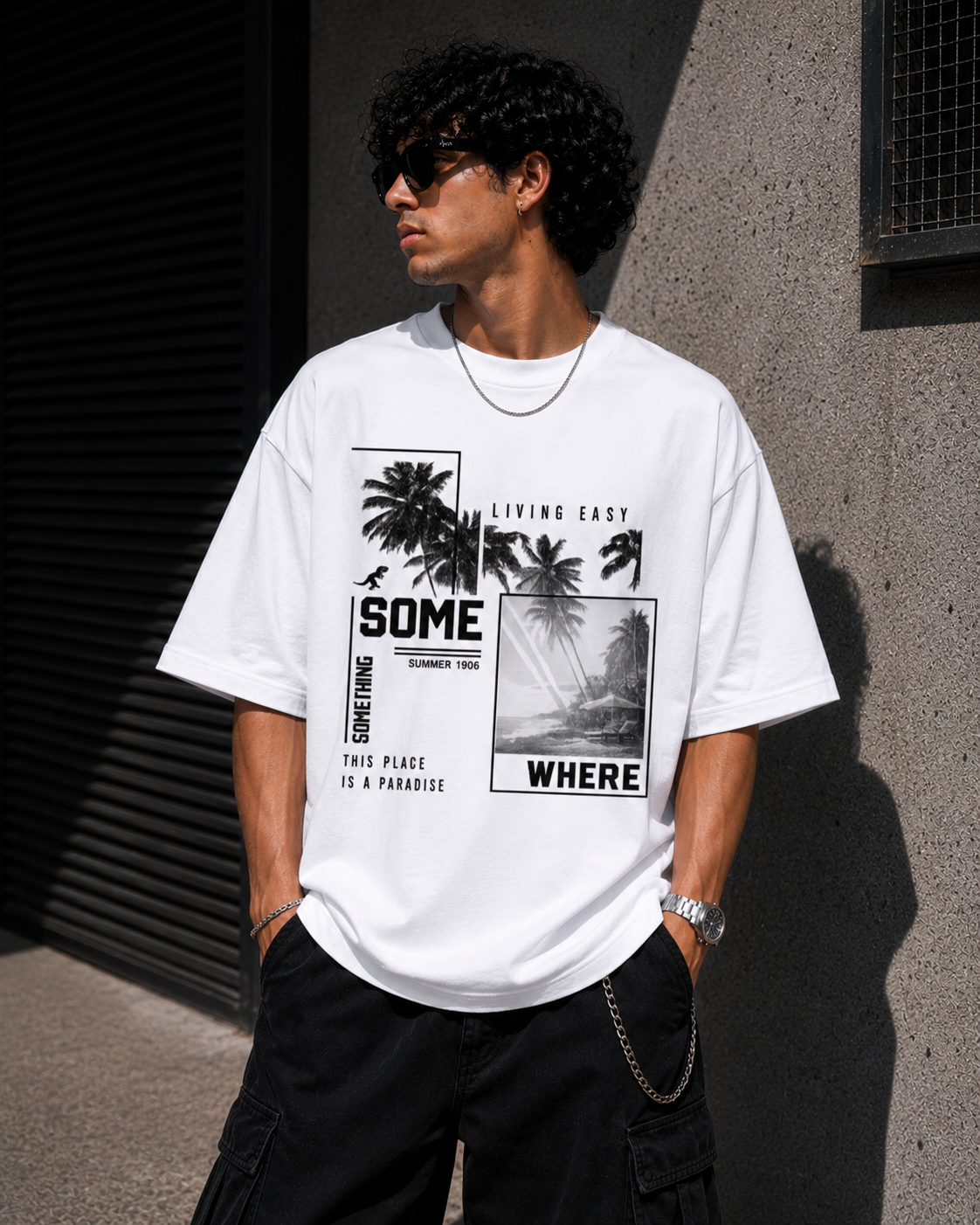 Living Easy Oversized T-Shirt – Premium Unisex Streetwear Tee