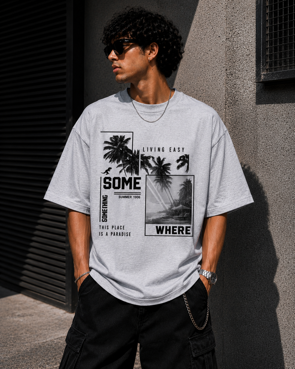 Living Easy Oversized T-Shirt – Premium Unisex Streetwear Tee