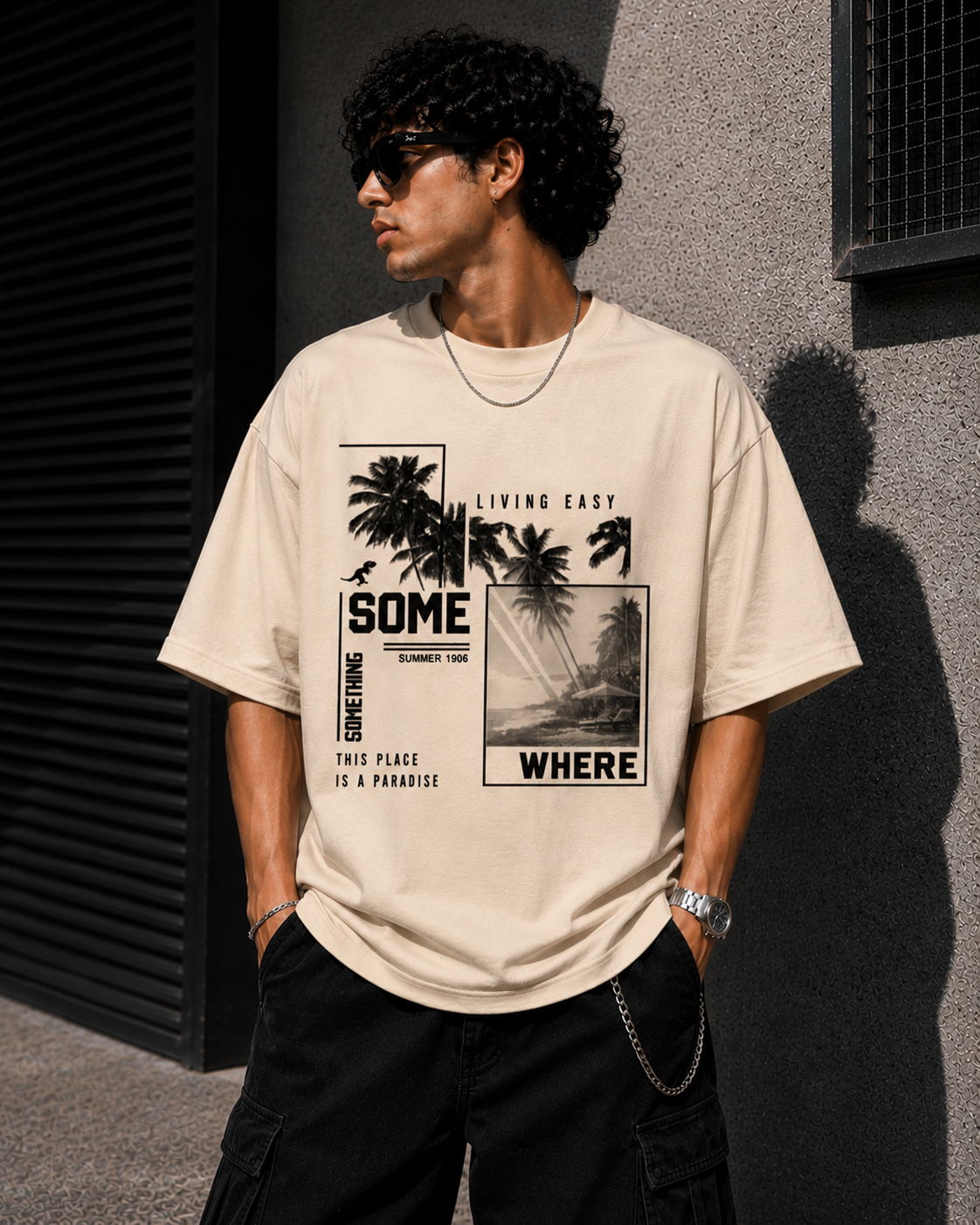 Living Easy Oversized T-Shirt – Premium Unisex Streetwear Tee