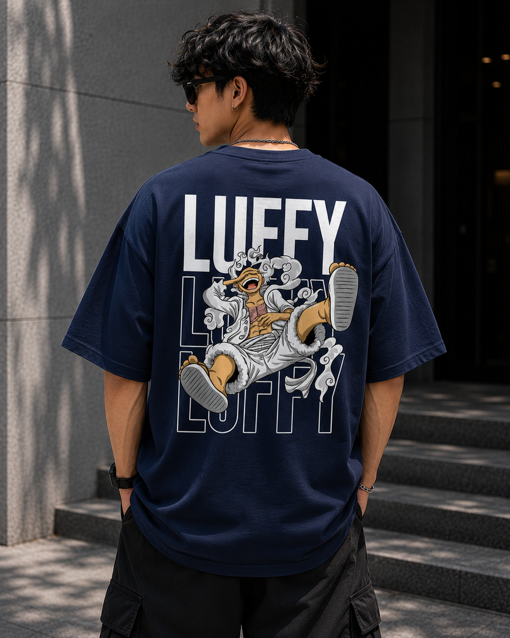Wearflex Luffy Oversized T-Shirt – Anime Streetwear Edition