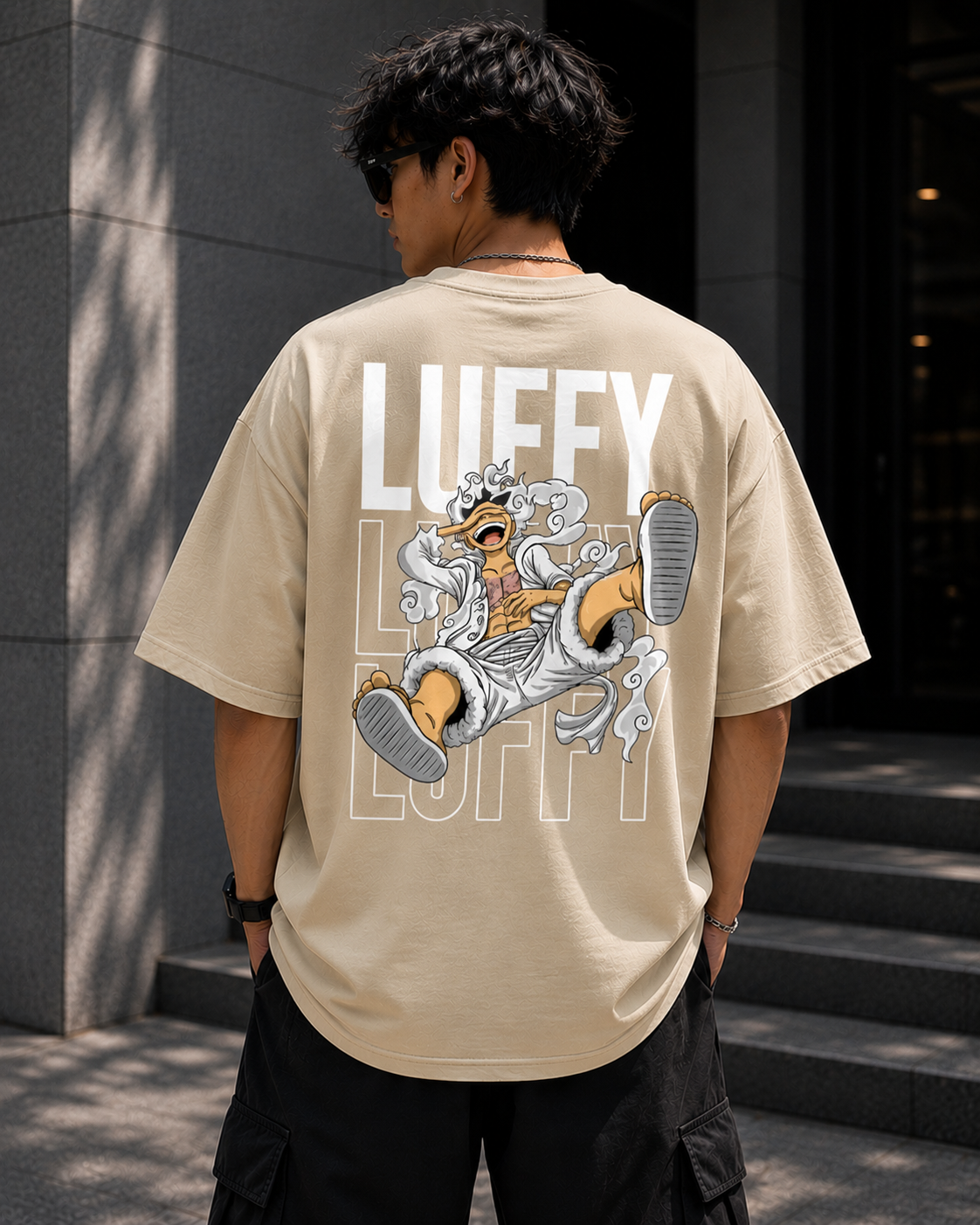 Wearflex Luffy Oversized T-Shirt – Anime Streetwear Edition
