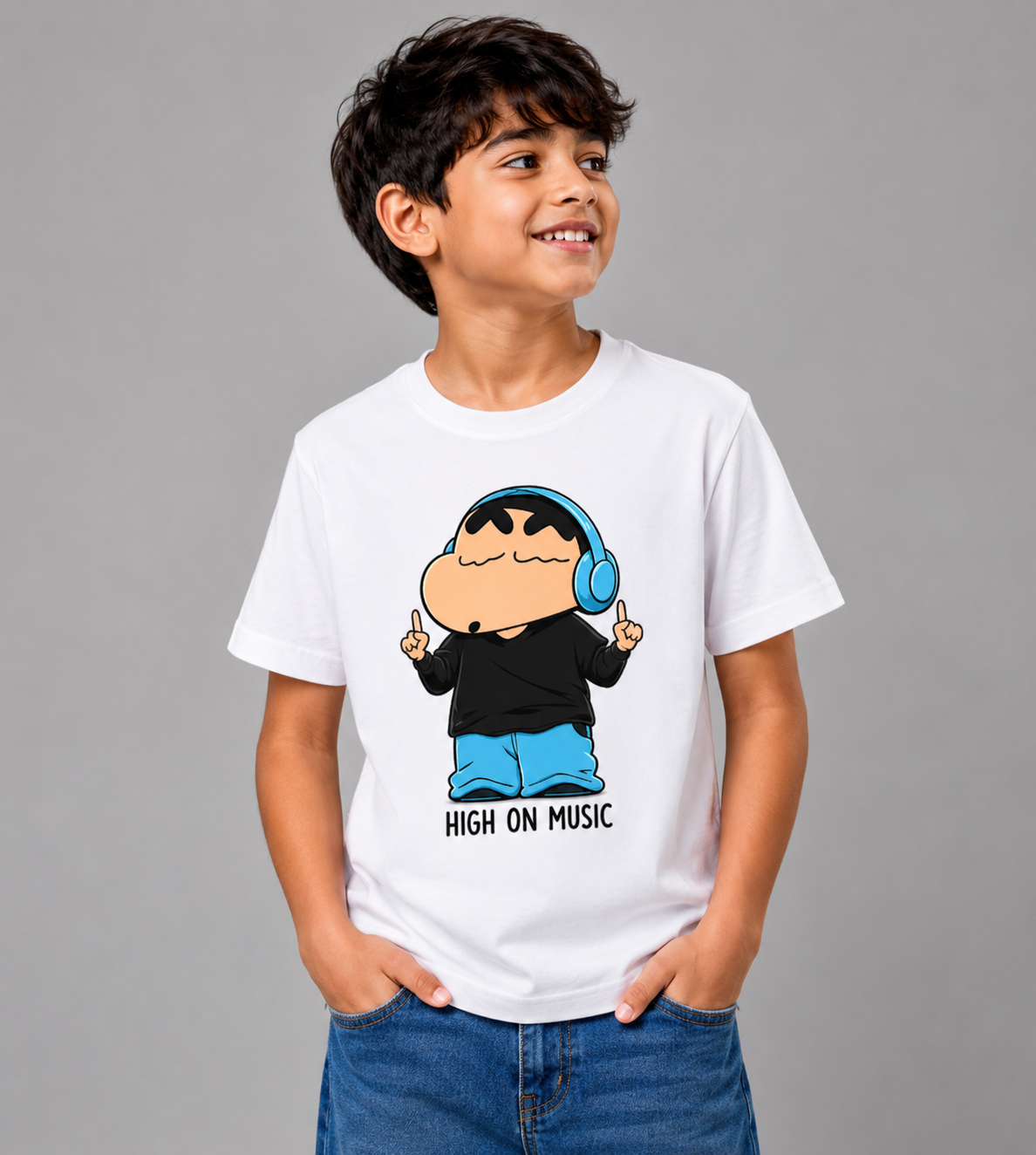 Wearflex Kids High On Music T-Shirt – Fun Music Edition