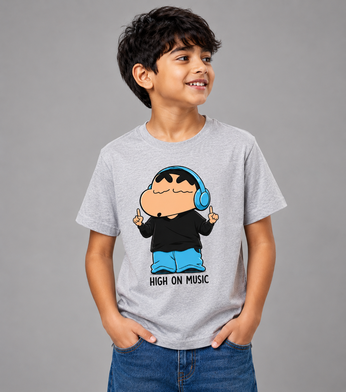 Wearflex Kids High On Music T-Shirt – Fun Music Edition