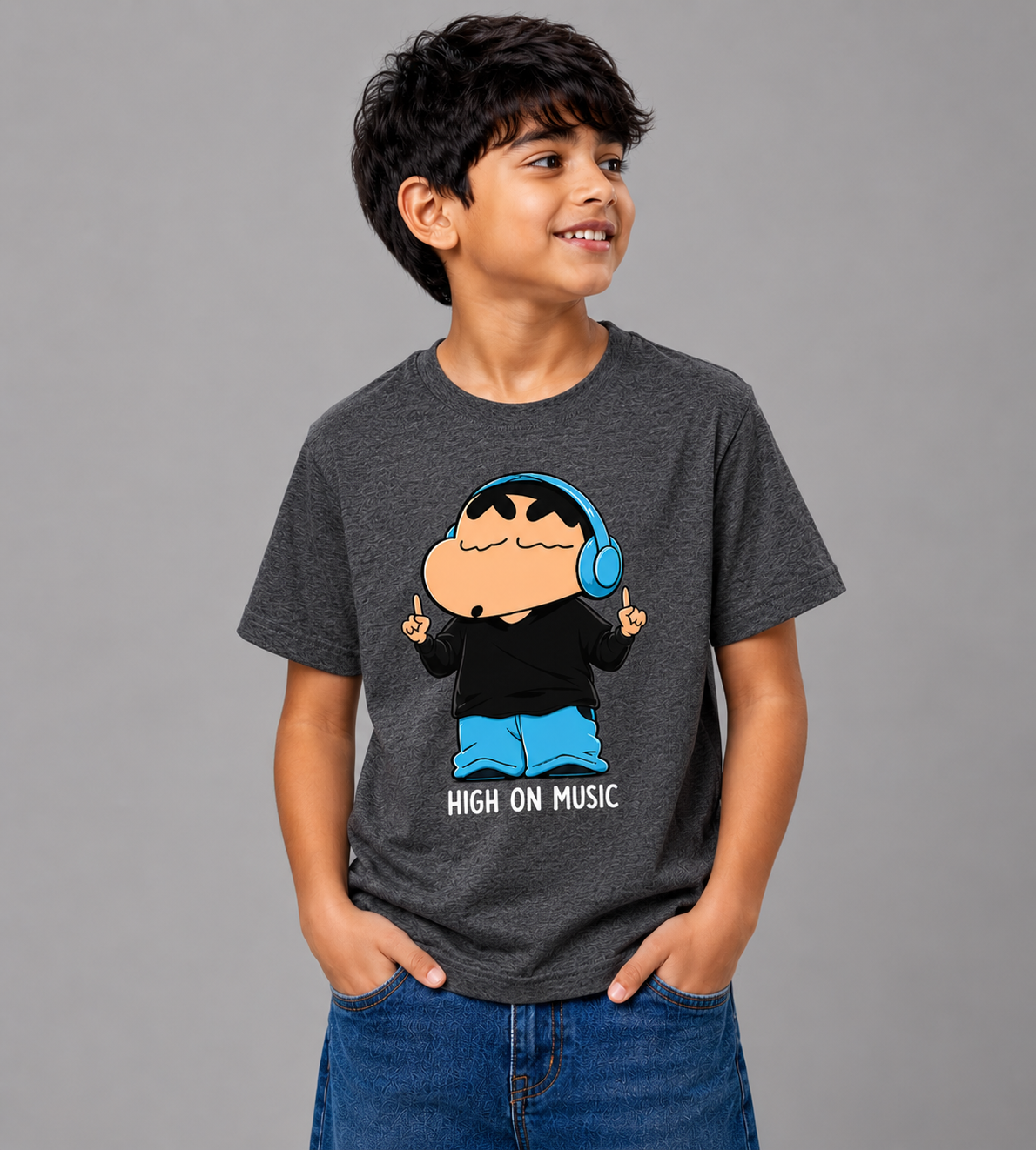 Wearflex Kids High On Music T-Shirt – Fun Music Edition