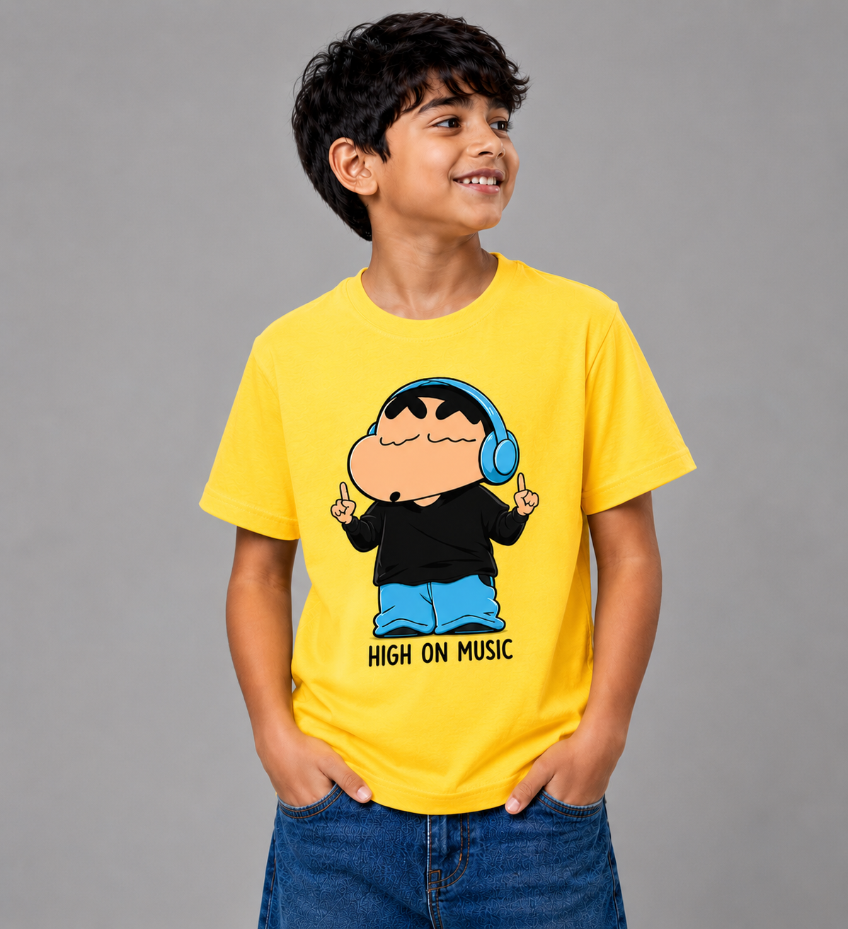 Wearflex Kids High On Music T-Shirt – Fun Music Edition