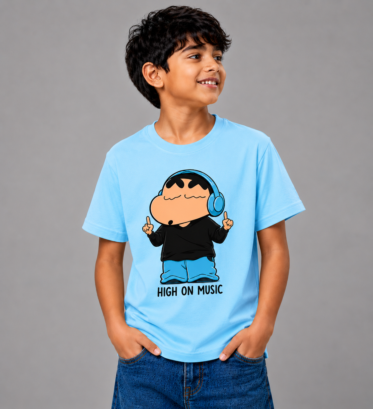 Wearflex Kids High On Music T-Shirt – Fun Music Edition