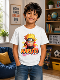 Naruto Kids Graphic T-Shirt | Anime Print | 100% Cotton Regular Fit