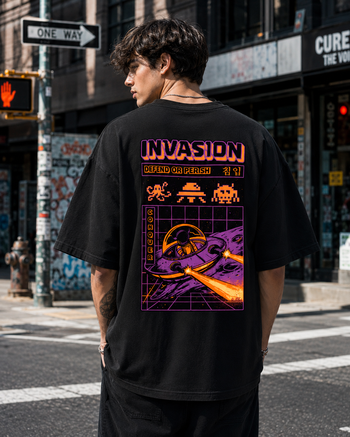 INVASION™ Oversized Graphic Tee