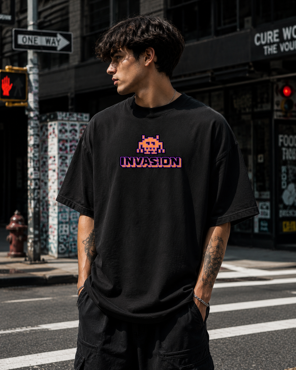 INVASION™ Oversized Graphic Tee