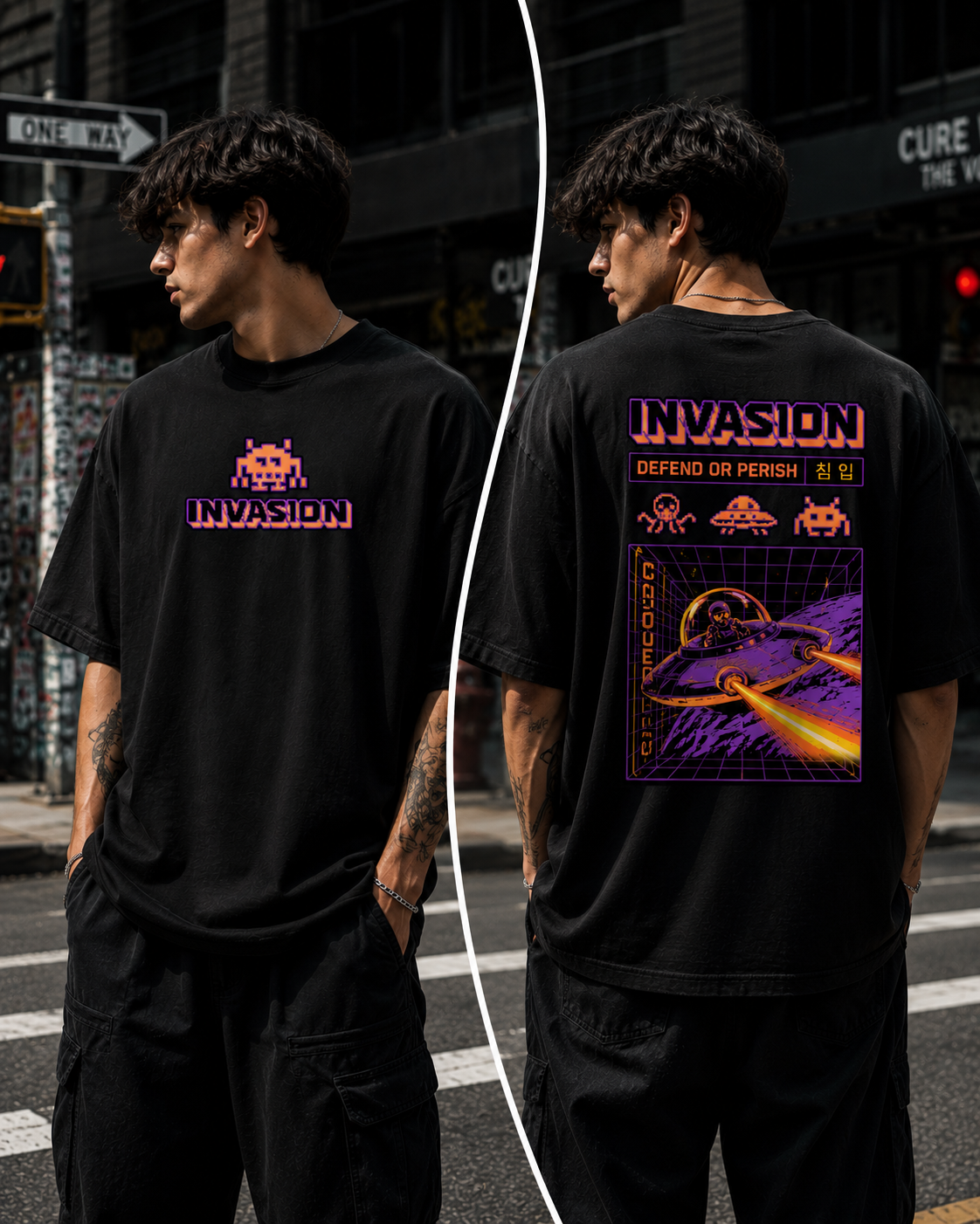 INVASION™ Oversized Graphic Tee