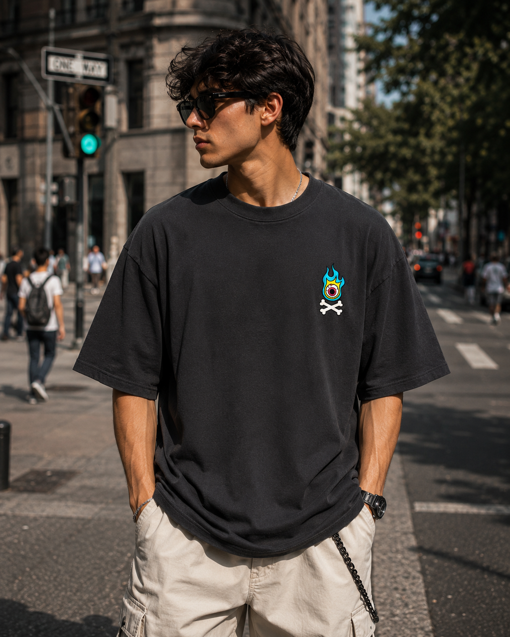 ALL YOUR MIGHT Oversized Graphic T-Shirt